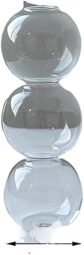 SDGH - Jarrón de cristal transparente para plantas, jarrón de cristal nórdico, mesa de terrario hidropónico creativo, maceta decorativa (color D,