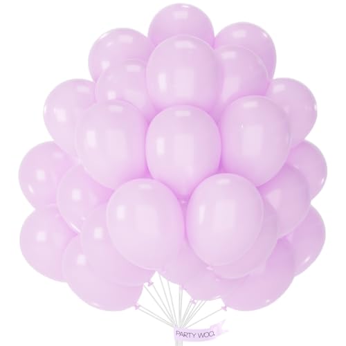 Image of PartyWoo Baby Pink Balloons 50pcs Pastel Light Pale Pink Color 12 Inch | Balloons for Anniversary Wedding Baby Shower Gender Reveal Butterfly Princess Birthday Party Decorations Pink-Q04