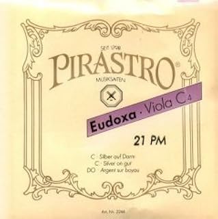 CUERDA VIOLA - Pirastro (Eudoxa 224451) (Tripa/Plata) (21 1/4 PM) 4Âª Medium Viola 4/4