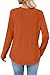 WIHOLL Womens Long Sleeve Tops Dressy Casual Blouses Fall Fashion 2025 Work Business Travel Outfits Cute Waffle Knit Shirts Holiday Vacation Clothes Trendy Summer Tops Caramel S