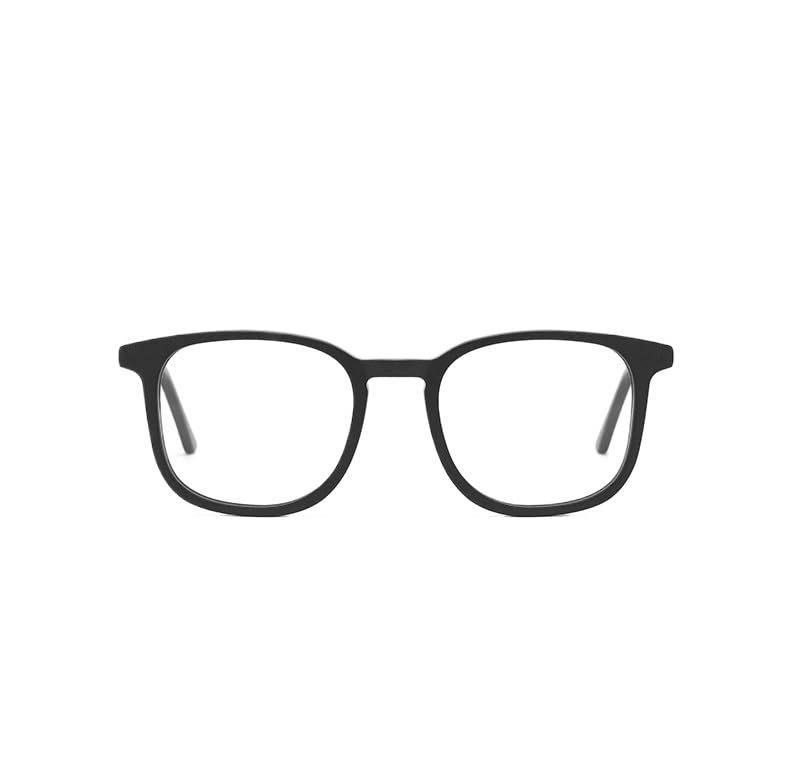 Gafas de Lectura Ligeras con protección contra la luz Azul for Ordenador, antifatiga Visual, Montura TR, Espejo plao y con luz(C1,1.00)