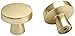 Price comparison product image LONTAN 10 Pack Brass Cabinet Knobs Gold Drawer Knobs Gold Door Solid Cupboard Handles Stainless Steel Single Hole Cupboard