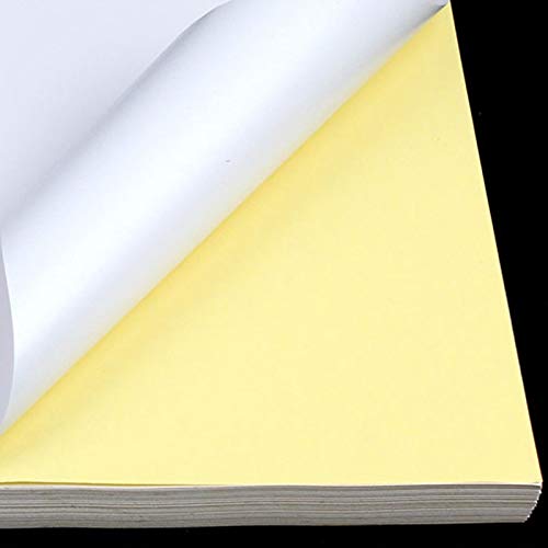 A4 auto-adhésif de papier d'impression étiquettes autocollant for imprimante jet d'encre 100pcs for Office Supermarché Papeterie scolaire