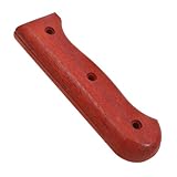 Hoement Mango de Recambio para Cuchillo de Cocina de Madera de Fresno con Superficie Pulida Antideslizante Diseño Ergonómico y Resistente Kit Remaches Incluidos