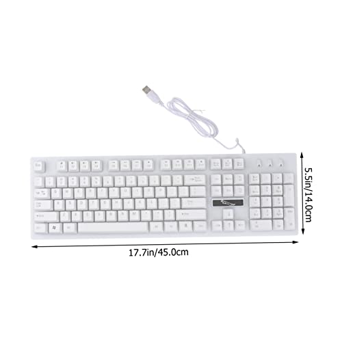 Ensemble clavier souris de jeu filaire USB rétroéclairé avec souris ergonomique pour PC - 2