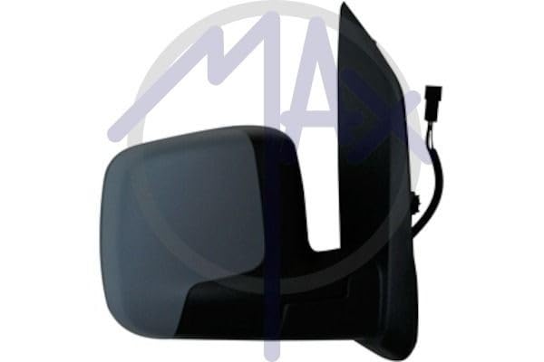 MAX MFT303-R Specchietto retrovisore esterno termico convesso per regolazione elettrica specchio con sensore temperatura Dx Compatibilità con CITROËN NEMO Furgonato AA, PEUGEOT BIPPER AA BIPPER Tepee