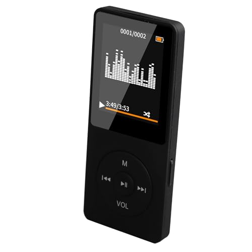 MP4 Player with Bluetooth, Stereo Sound Music Player with Earphone, Portable Music Player with Memory Card, for Running Walking Studying Meeting