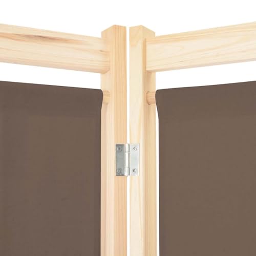 Paravent séparateur de pièce marron pour diviser un studio sans travaux