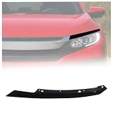 THREEBEARS Front Headlight Molding Trim Fit for Honda Civic 2016 2017 2018 2019 2020 Headlight Eyebrow Trim...