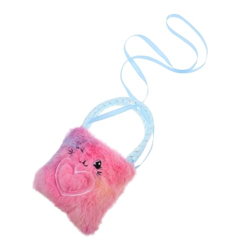 KESYOO Cute Rabbit Crossbody Bag for Adorable Cartoon Coin Purse Versatile Handbag Shoulder Bag for Easter Birthdays with Bow Detail