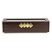 Glenor Co Large 12 Slot Wooden Watch Box For Men - Modern Luxury Case with Gold Buckle & Legs - Glass Display Storage - Mens Organizer - Black Leather Pillow Holder - Brown Walnut Wood