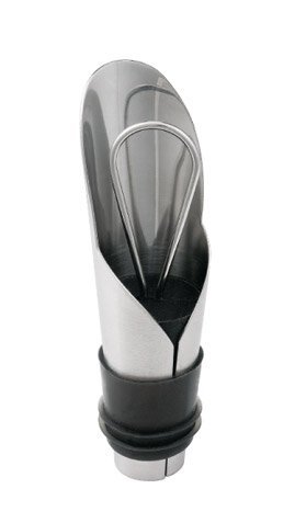 BOJ Escanciador con Tapón de silicona, Acero Inoxidable