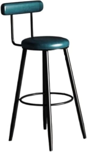 Chaise de bar design nordique bleu XJBTBA haute finition pour restaurant