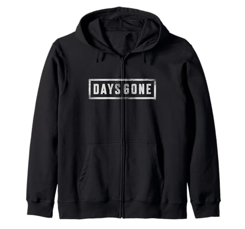 Days Gone Iconic Distressed Big Chest Logo Zip Hoodie - image 1
