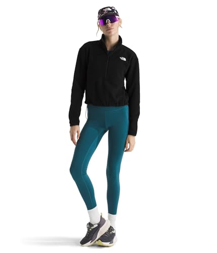 THE NORTH FACE Women's Glacier Fleece Half Zip Short Jacket | Pullover With Zip Pockets & Stretch on Collar, Cuffs & Hem4