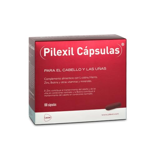 PILEXIL CAPSULAS - Pilexil 100 Cápsulas Anticaida del Cabello, Vitaminas y Nutrientes para el...