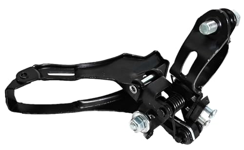 Image of Cycle Front Derailleur - Black, Pull-Up (Top Pull), Ideal for 3x7 or 3x8 Speed Gears