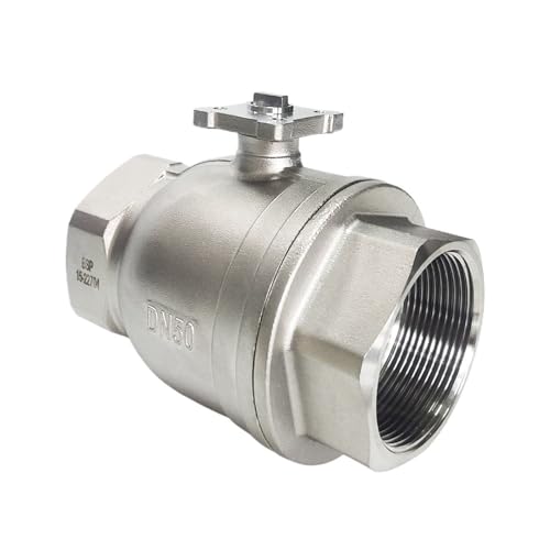 Vanne eau potable 2 pouces DN50 en inox anti-corrosion PTFE - 2