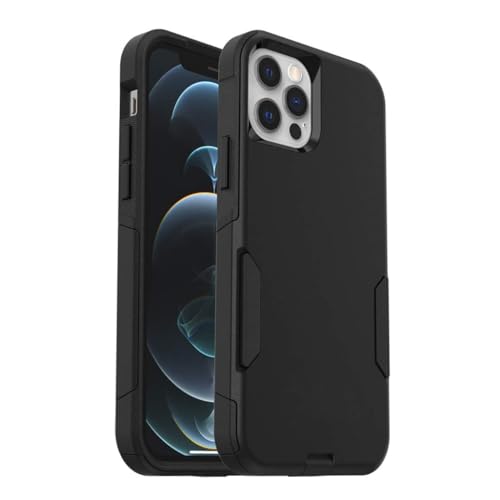Commuter Case Compatible with iPhone 12 & iPhone 12 Pro Phone Case Screenless Black by Stnelrbaik - Used condition - CA$11.01