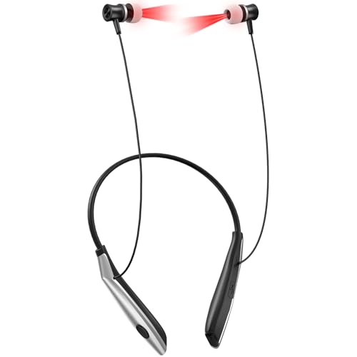 2-in-1 Red Light Comfort Device Daily Relaxation Light Device with Adjustable Neckband 3 Light Modes Auto Shut-Off Timer Carry Case Included