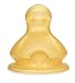 NUK First Choice+ Latex-Trinksauger, für ein natürliches Trinkgefühl, kiefergerechte Form, Größe 1, 0-6 Monate, S für Tee, 2 Stück