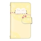 [bodenbaum] スマホケース Apple iPhone16e 互換品 手帳型 スマホカバー ケース シマエナガ 鳥 k-0126・(A.イエロー)