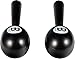 Meinl Percussion PEMBK Plastic Egg Maracas, Black