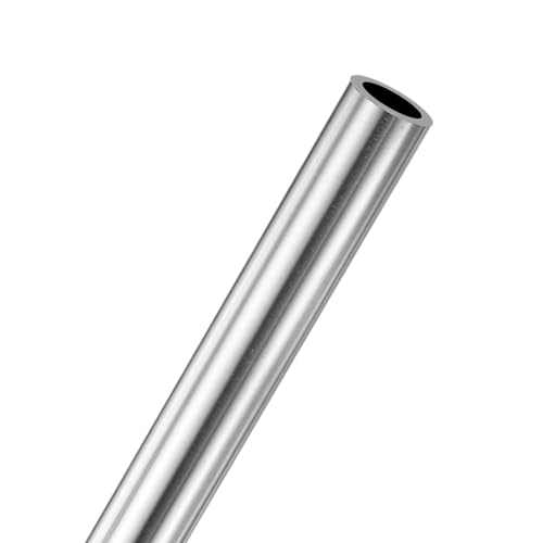 M METERXITY 1-Pack 250mm 304 Stainless Steel Tube, 14mm OD 2mm Wall Thickness Seamless Stainless Steel Tubing for Construction/Machining/DIY Crafting, Metal Straight Pipe [0.55x0.08x9.8IN]