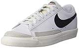 Nike Men's Low '77 Vintage Shoes Blazer, White/Black/Sail, 8.5