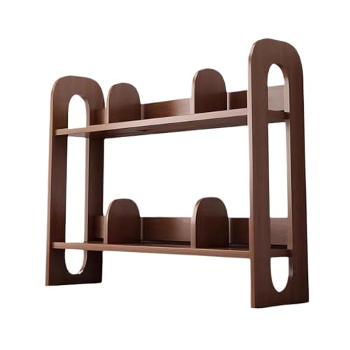 Estantería de madera ajustable para oficina y estudiantes, estante de almacenamiento de escritorio para libros, diseño móvil con gran tamaño (100 x 20 x 60 cm)