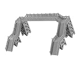 Veemoon Modèle de Pont Piétonnier pour Décoration de Bâtiment Accessoire DIY pour Maquettes et Tables de Sable pour Décor Train Électrique et Paysage Miniature