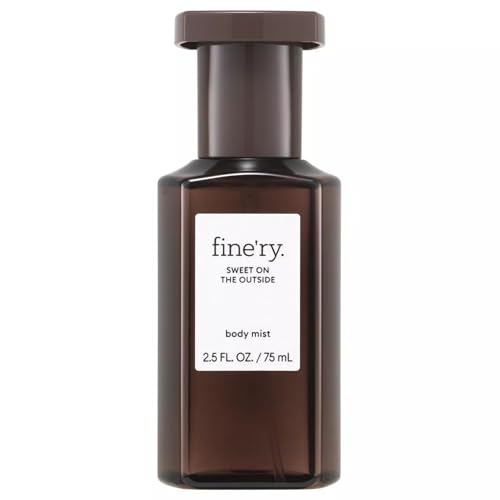 Finery Vanilla Gourmand Mini Hair + Body Fragrance Mist Spray for Women & Girls - Sweet on the Outside - Vanilla Cacao Wood & Smoked Vetiver Cruelty-Free Long-Lasting Gift for Teens (2.5 Fl Oz)