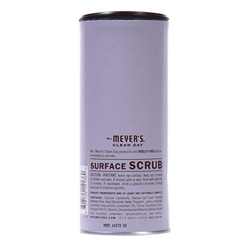 Mrs. Meyer's Multi-Surface Scrub, Non-Scratch Powder Cleaner, Removes Grime On Kitchen And Bathroom Surfaces, Lavender, 11 Oz #TOP1