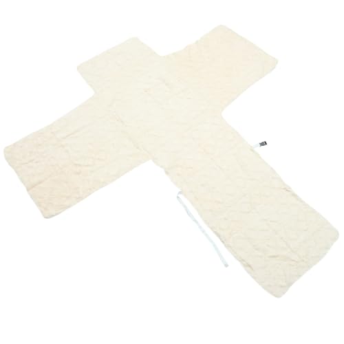 Genérico Funda para Sillón Reclinable de Poliéster Beige Diseño Artístico y Reutilizable para Sala de Estar, Funda Cubre Sofá Individual Cómoda y Práctica