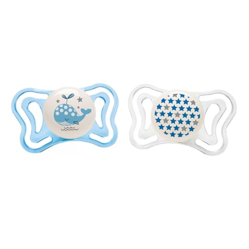 Chupeta Physio Light Lumi 2-6M Sil,Azul, Chicco