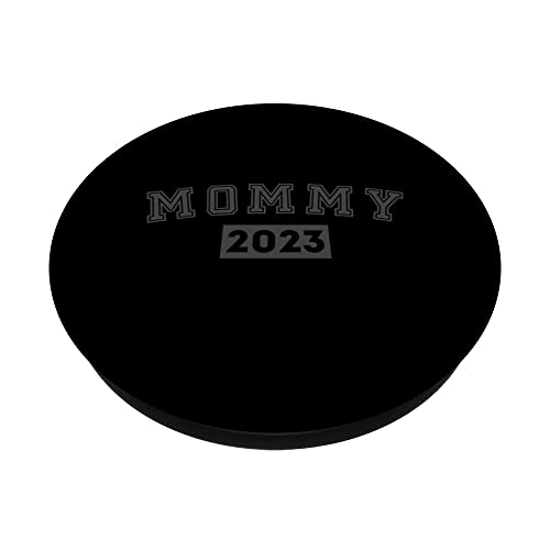 Mommy 2023 My First Mother's Day PopSockets Swappable PopGrip, Black - Image 2