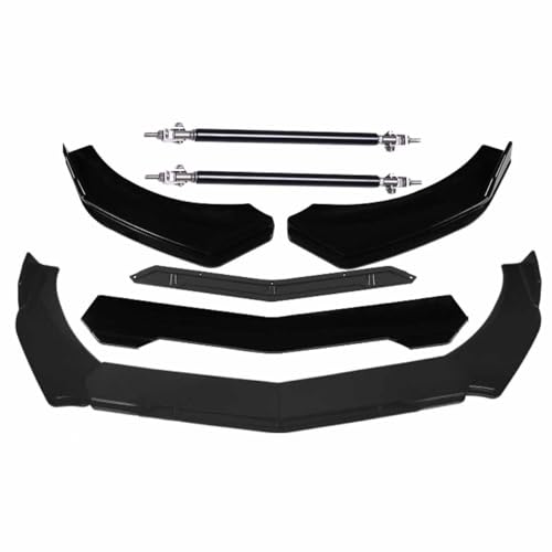 Bumper Lip Spoiler & Strut Rods Compatible with D0dge Charger RT SRT SXT Front Splitter Body Kit - Image 3