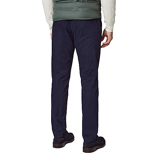 Hackett London Para Homem. HM212487 CalçAs Chino Kensington Navy (38/32), Casual, AlgodãO, Marinho - 2