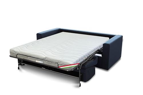 Kiby® Materasso per Divano Letto 140x190 alto 12cm, (Certificato OEKO-TEX® e CERTIPUR™), Tessuto 3D Termoregolabile, Sfoderabile e lavabile