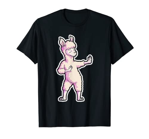 Divertida camiseta de alpaca para mujer Camiseta