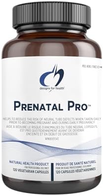 Designs for Health Prenatal Pro - Pregnancy, Lactation, Postnatal Vitamins (120 Capsules / 30 Servings)