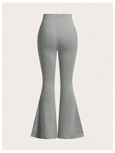 Milumia Girl's 3 Pack Flared Leg Pants Set Elastic Waist Bell Bottom Pants4