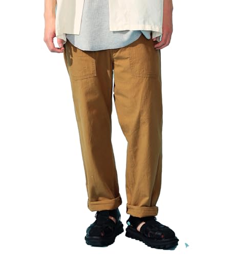 [リー] イージーパンツ ゆったり 大きいサイズ 涼しい 冷感 メンズ LM5923-245 ベージュ XS