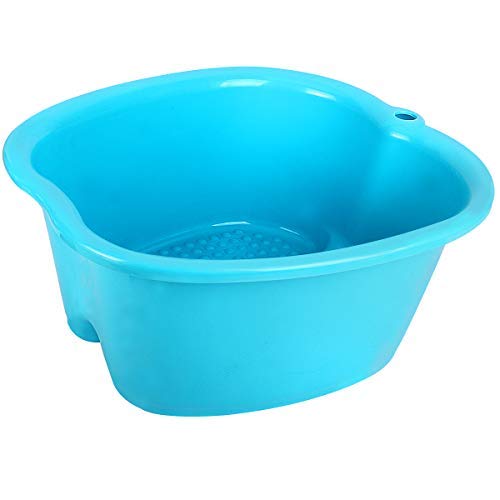 ESARORA Foot Bath Tub, Upgrade Thick Sturdy Plastic Spa Basin for Pedicure and Massage – Perfect to Soak Your Feet, Toe Nails, and Ankles