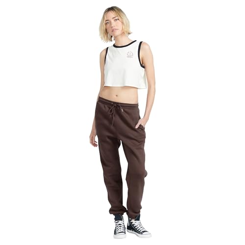 Pantalon de survêtement en polaire pour femme avec taille élastique confort thermique