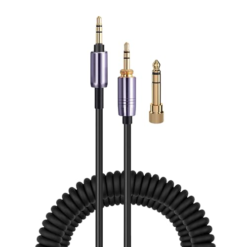 Cable auxiliar enrollado 3.5mm compatible Sony 1.5m a 5m miniatura 1