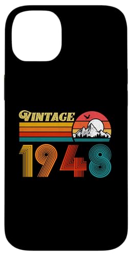 78�΂̒a�����v���[���g 78�� �j�� ���� ���g�� ���B���e�[�W 1948 �X�}�z�P�[�X iPhone 14 Plus �p