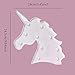 Fengyao Unicorn Night Light, Colorful Marquee Sign Light with Hanging Hole, Decorative LED Switch Light for Christmas Birthday Wedding Party, Battery Powered, 9.64 x 9.45 in (White)