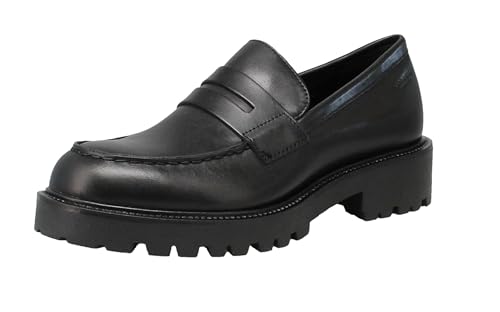 Vagabond Shoemakers Women's Kenova Leather Penny Loafer, Black 1, 10 Medium