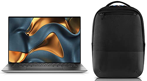 Image of Dell XPS 9500 15.6 inch UHD+ IPS AG Laptop (I7-10750H /16 GB /512 SSD /Nvidia 4 GB GTX Graphics /Win 10 + MS Office /Silver) D560031WIN9S Pro Slim Backpack 15 - PO1520PS - Fits Most laptops up to 15 inch